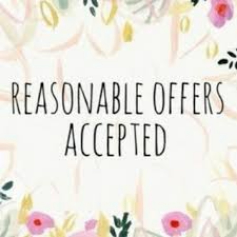 Reasonable Offers Accepted